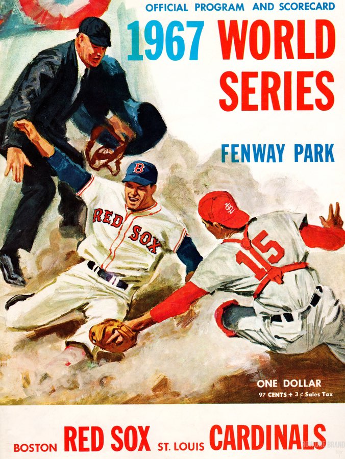 #1967WorldSeries: NL champion St. Louis Cardinals vs. AL champion Boston Red Sox Best of 7: Boston Red Sox 92–70, .568, St. Louis Cardinals 101–60, .627, GA: 10.5 Managers: Dick Williams - @RedSox Red Schoendienst - @Cardinals
