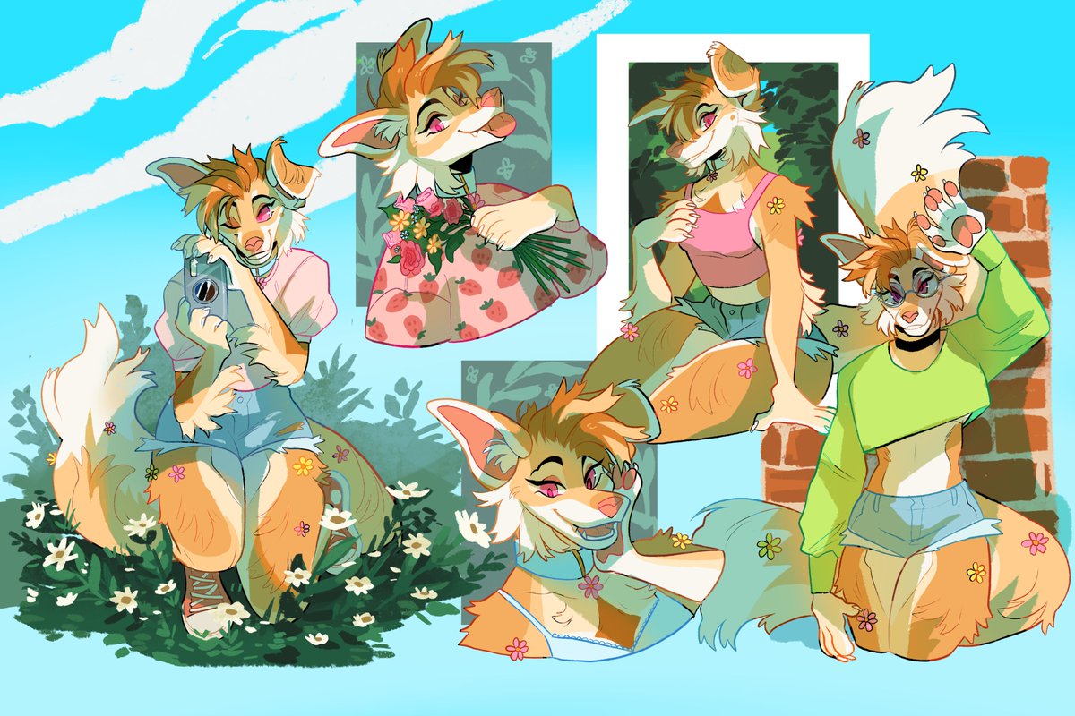 FurBakery's tweet photo. Illustration Page for @LilyCariel 🌼💐✨ https://t.co/rKaIfVTTsz
