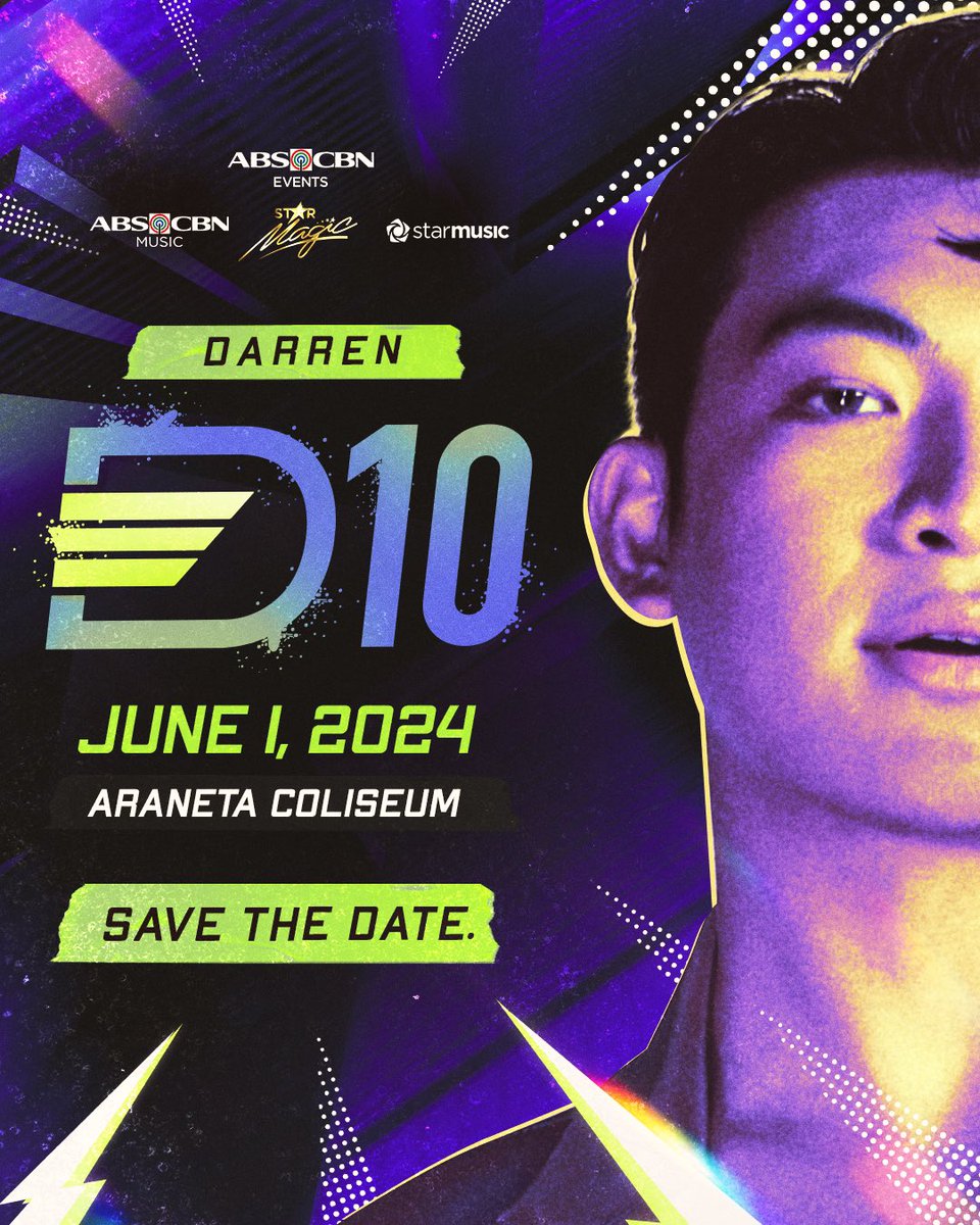 'D' na ba kayo makapaghintay? Na-'D'-nig namin kayo! Dahil naka-isang D-kada na siya... we’ll celebrate at D' Big Dome!!! D10 - Darren's 10th Anniversary Concert is finally happening on June 1! D' tickets will be out soon! @Espanto2001 #D10 #DARREN #ABSCBNEvents #StarMusicPH