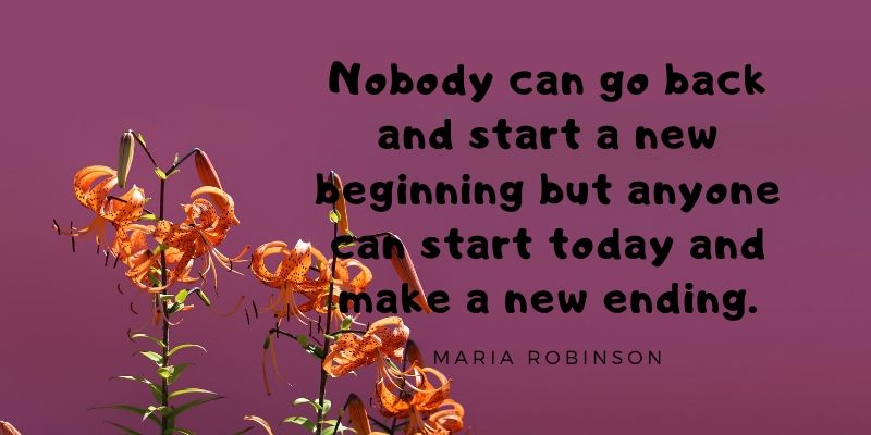 LessonsWise's tweet image. Nobody can go back and start a new beginning but anyone can start today and make a new ending.
-Maria Robinson
Via Wise Life Lesson b.link/c8f8d
#quotes
#inspiration