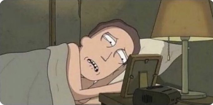 Whotfismick's tweet photo. when you wake up and check your phone to see how much longer you can sleep, but it's right before your alarm rings https://t.co/JwRL2AsmwB