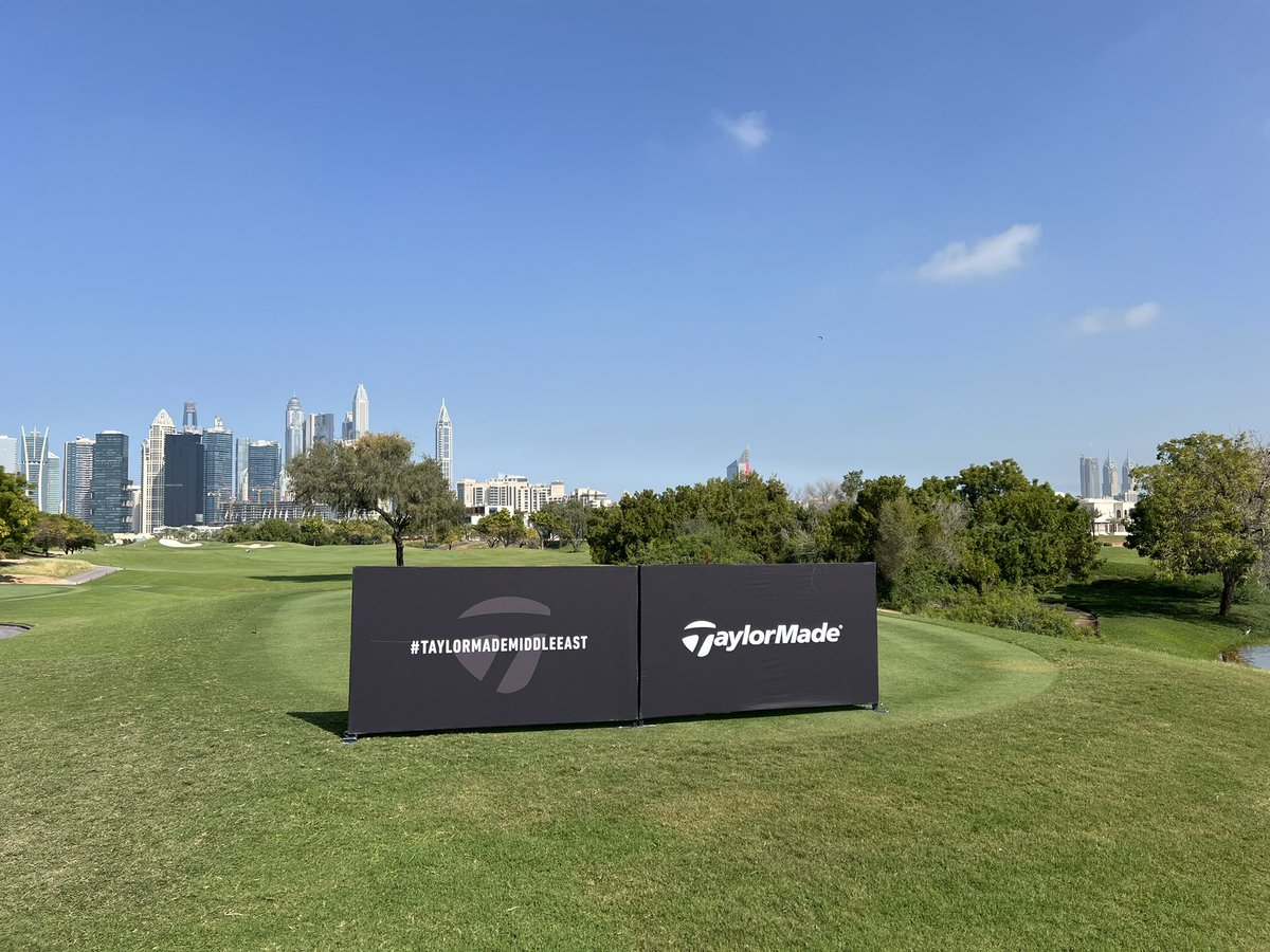 CMelody1's tweet photo. What a day for it!! @TaylorMadeGolf @TaylorMadeTour #dubai #taylormade #montgomerie https://t.co/30niiFaLEk