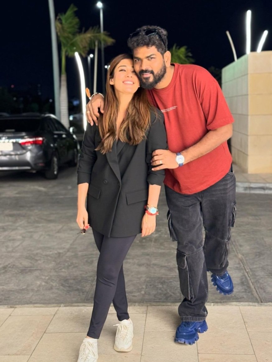 These two! ❤️

#Nayanthara witnessed the magic of F1 Formula Racing along with #VigneshShivan at Saudi Arabia STC GRAND PRIX 2024 recently.