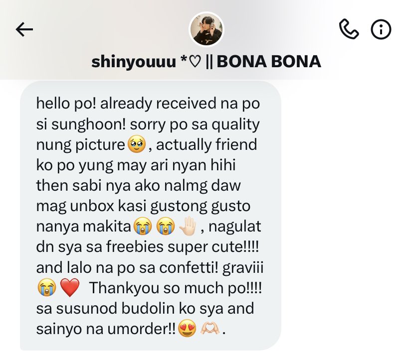 crochetbysabel's tweet photo. Thank you so much po talaga! ๐ฅน๐ฉท
#sabbyfeedbacks https://t.co/MunqpJcacW