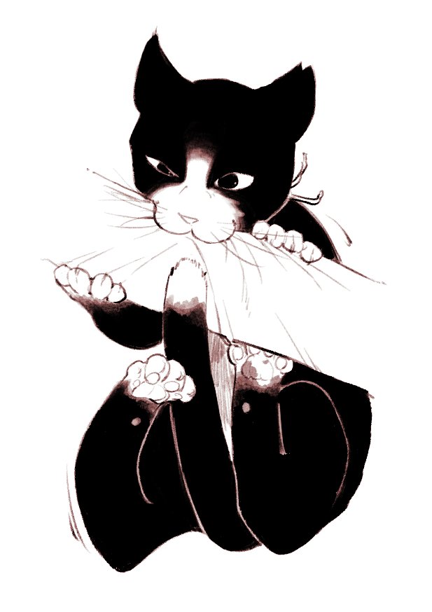 #癖キュア
もくりで描いたまり坊🐈‍⬛ with バブ夫🍼 