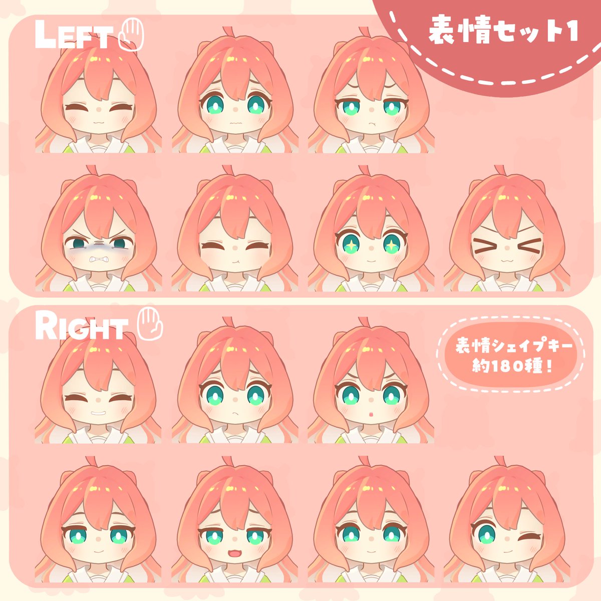VRChat向け 表情/体勢確認モニター SelfMonitor - ヒグマの