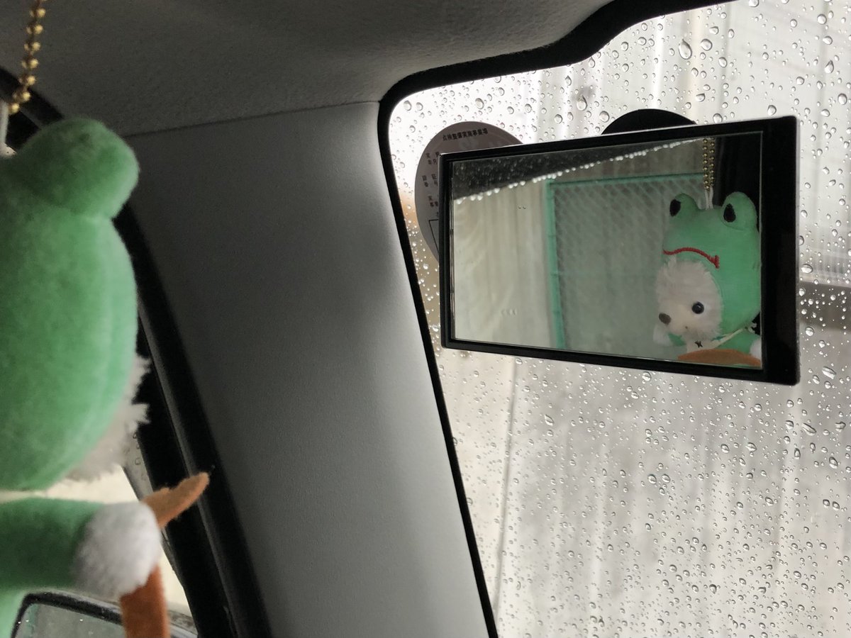 久しぶりに全面にコーティングのメンテナンスができてよい感じの仕上がり😀

あと、シート位置がかなり前な奥さんが、リアサイドガラスに助手席のヘッドレストが被って左後ろが見えないとずっと言っていたのを思い出したので補助ミラーを付けてみました…が、過信は禁物な感じですね。