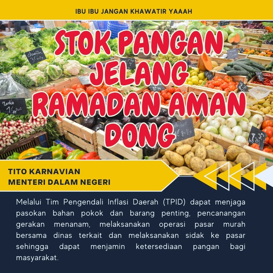 Pemerintah bergerak cepat memastikan stabilitas ketersediaan pangan di seluruh wilayah Indonesia menjelang Ramadan dan Hari Raya Idul Fitri. 

#Pangan #Ekonomi #StabilitasPangan #KetahananPangan