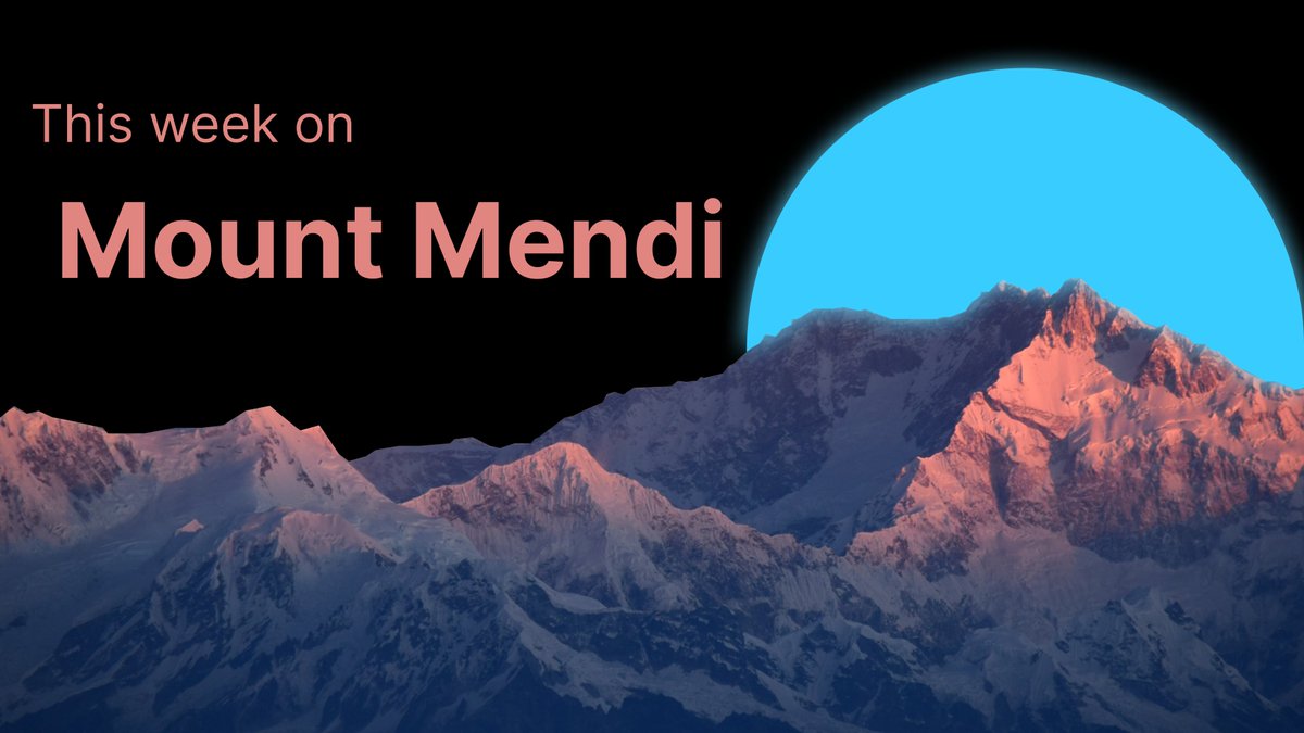 Another eventful week on Mount Mendi...🏔️

🚀5th #MendiLoyaltyPoints countdown...

🖼️100+ #MendiMemes in the community contest!

🪂Stable Airdrop Campaign launched

🌐Mendi is now the first native DAO on <a href="/LineaBuild/">Linea.eth</a>!