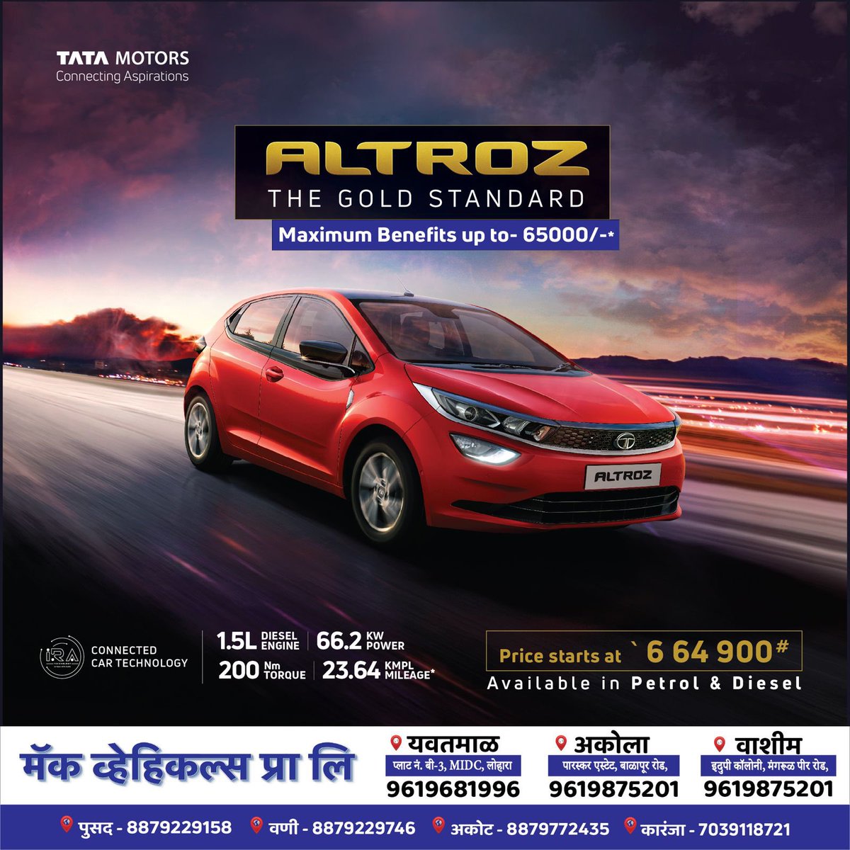 macvehiclesyvt's tweet photo. India’s safest premium #Hatchback #TataAltroz 

Call for booking today: 7447444391

#TATAIPL2024 #TataMotors #Familycar https://t.co/Wc48VWECEo