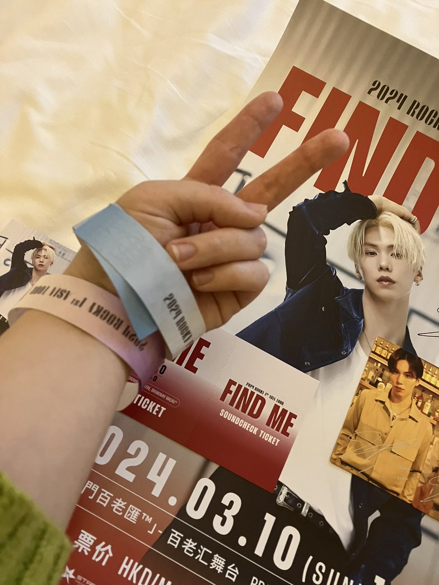 2024 ROCKY 1st ASIA TOUR FIND ME in MACAU VVIP benefit 🍀サイン