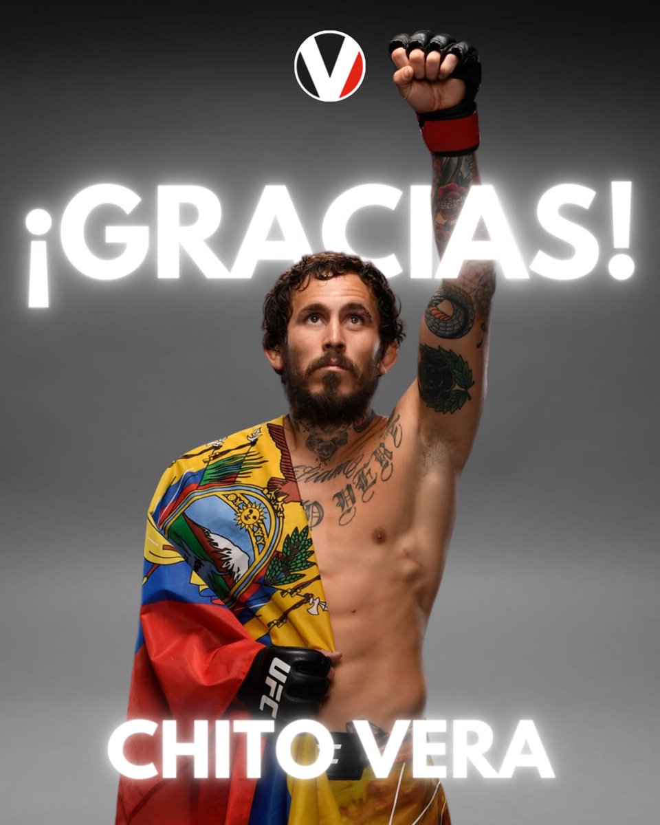 Aunque no logramos la victoria esta vez, el corazón y el espíritu de Marlon 'Chito' Vera siempre nos inspiran. 💔 Gracias por tu valentía y dedicación en el octágono. ¡Eres un verdadero guerrero y todo un orgullo para Ecuador! 💪🇪🇨 #ChitoVera #OrgulloEcuatoriano #SiempreContigo
