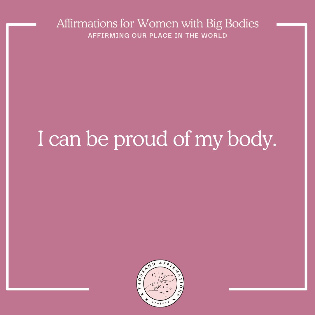 proj_affirm's tweet photo. All manner of clothes are contentious and triggering objects. 'I can be proud of my body' is what I wish I had heard, what I wish I could believe, and where I want to land. How to begin?

💗 https://t.co/IyiPgrnp3h 💗
#AffirmWomen #Affirmations #AffirmBigBodies https://t.co/KKaUkUhyON