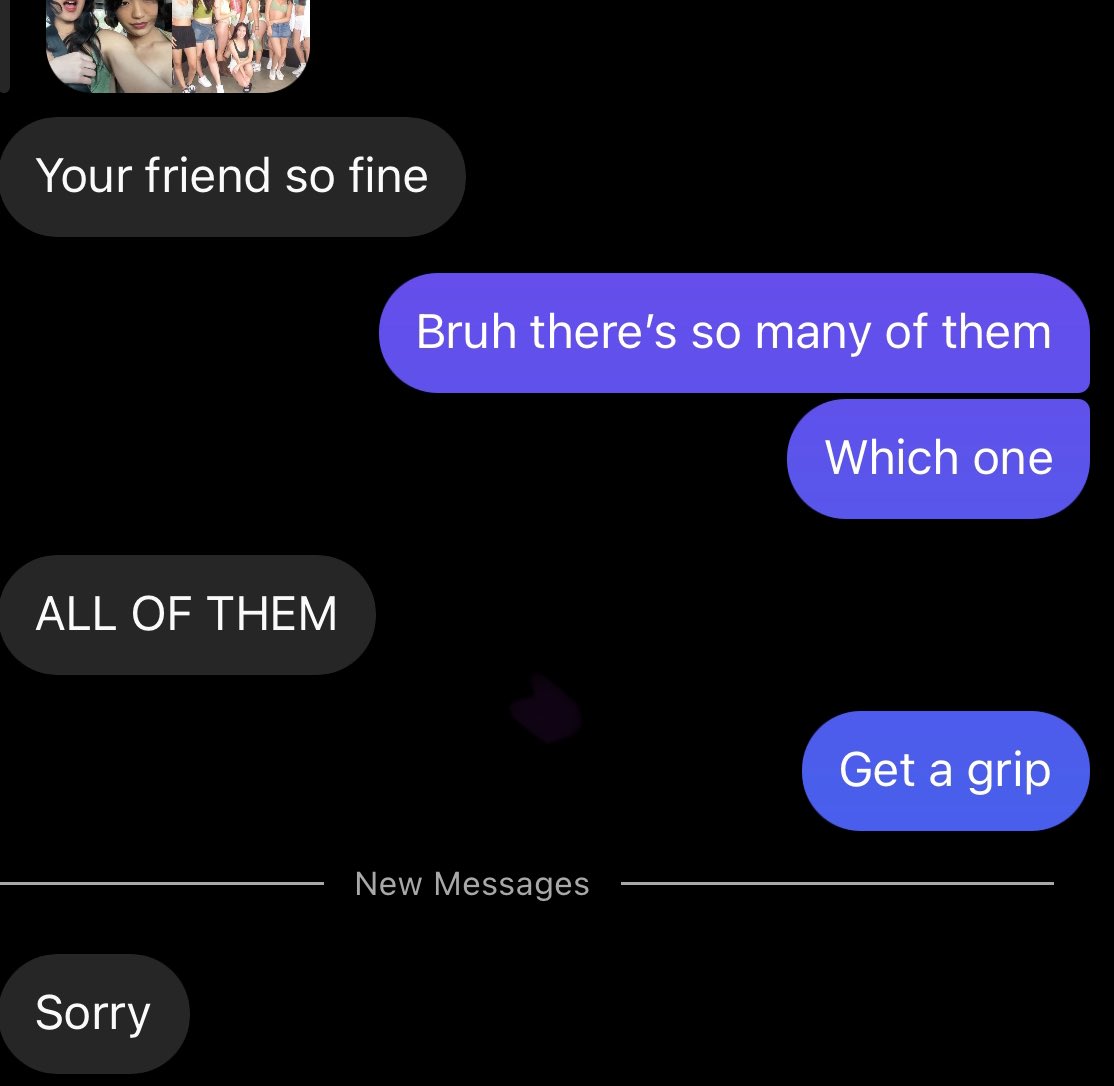 LMAO all my friends are fine tho I understand‼️