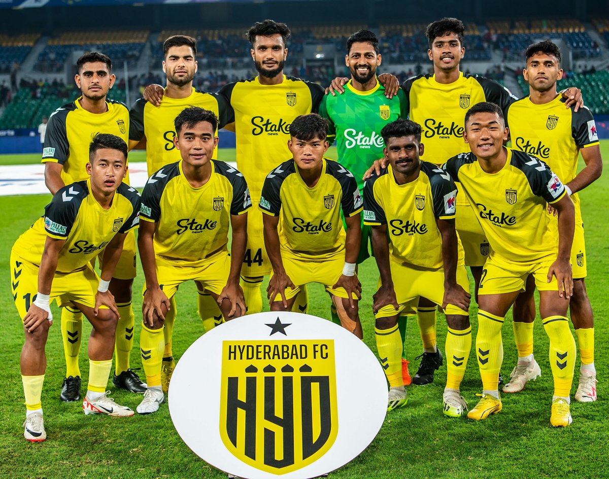 Hyderabad FC (@hydfcofficial) on Twitter photo 💪 A team full of FIGHTERS 🔥
#CFCHFC #ISL10 #TheNawabs 💛🖤 💪 A team full of FIGHTERS 🔥
#CFCHFC #ISL10 #TheNawabs 💛🖤
