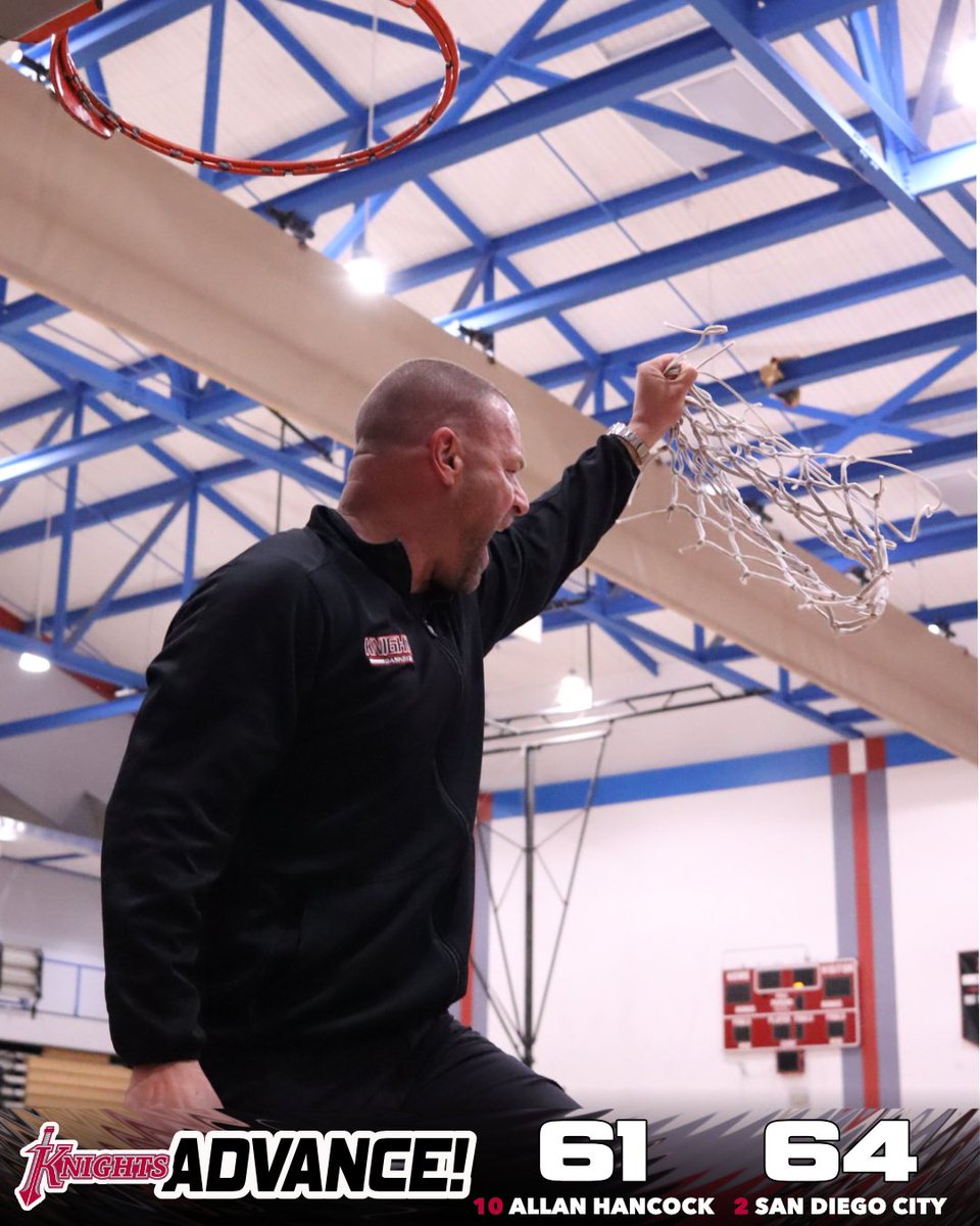 ELITE EIGHT!!! 
Knights get past Allan Hancock in overtime to advance to the <a href="/3C2Asports/">3C2A</a> state championship quarterfinals!