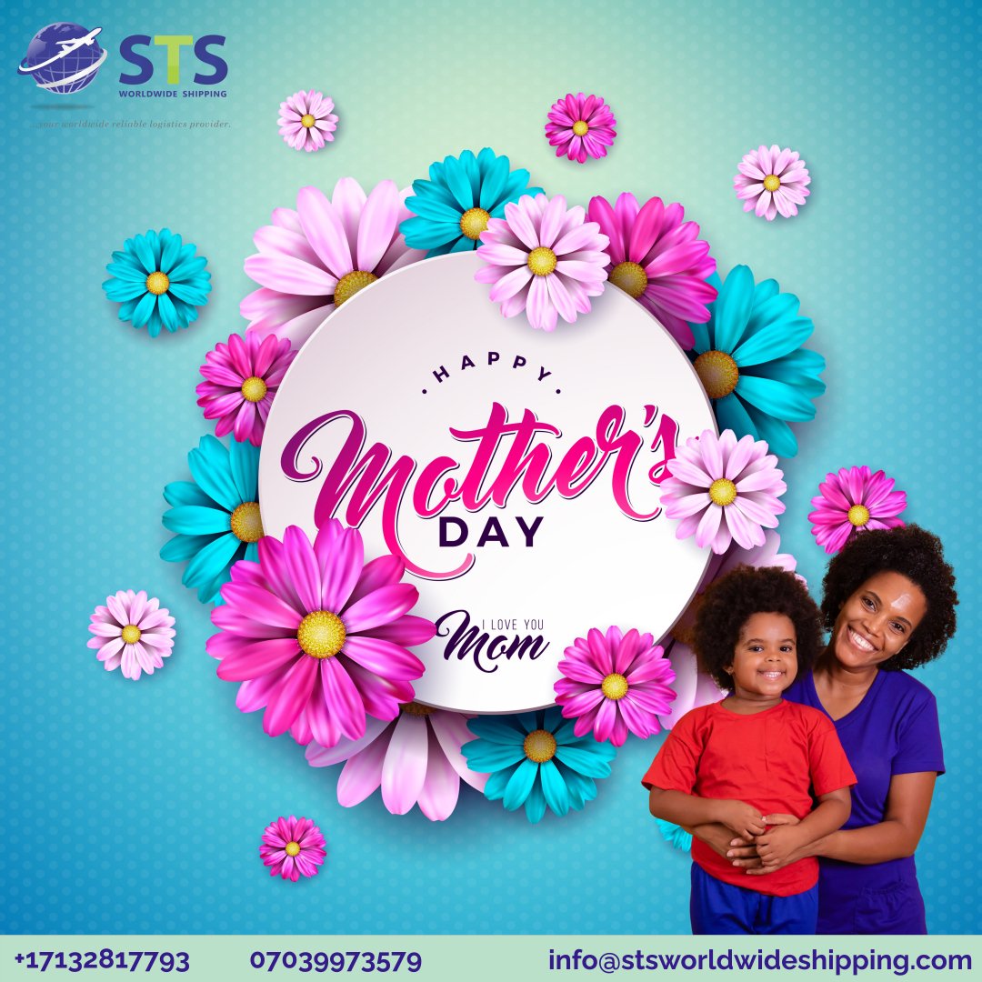 We celebrate all our mothers today. Happy Mothers day! #happymothersday❤️ #happysunday #logistics #freight #airfreight #seafreight #shippingandhandling #stsworldwideshipping #globalshipping #seamlessshipping