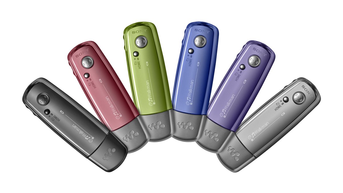 The 2006 Sony NW-E003 Walkman, targeting the Shuffle market, was