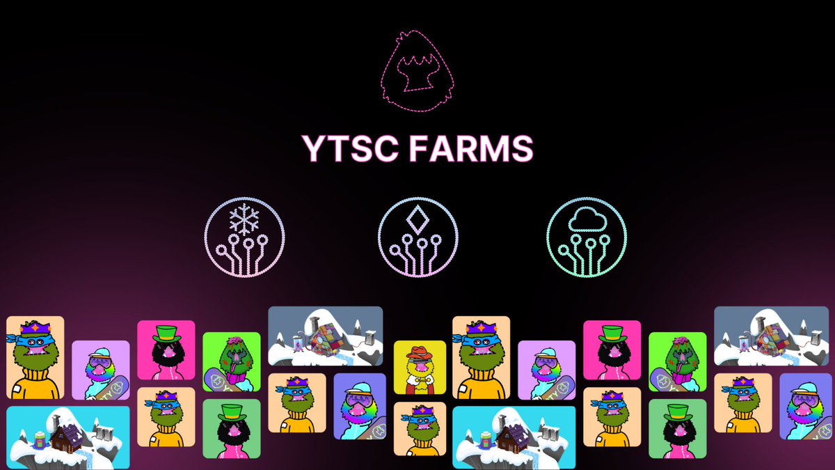 🎉 Yeti Strong Club Update🎉

A new era for the Yeti Strong Club is beginning today at 10:00 AM UTC ☁️🧊❄️💧

With the long-awaited Yeti staking update, the utility of the YTSC NFTs reaches new highs🧑‍🌾

What's new?
🔸 Stake your eligible yeti in your farms to earn FRMD forever!
