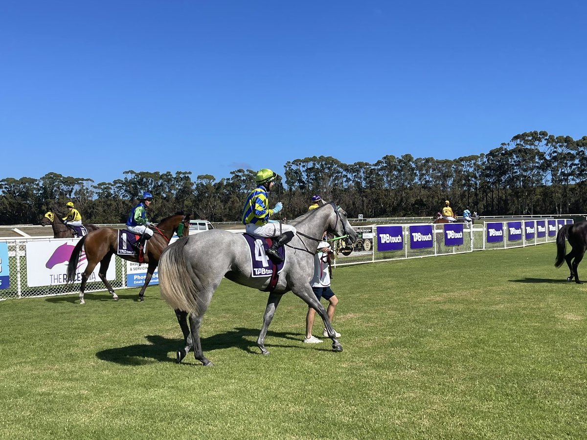 A winner for the Parnham family here in race three @AlbanyRacing on #BluffKnoll day. 

Star Power holds out Sanctions to give Neville Parnham and Brad Parnham success.