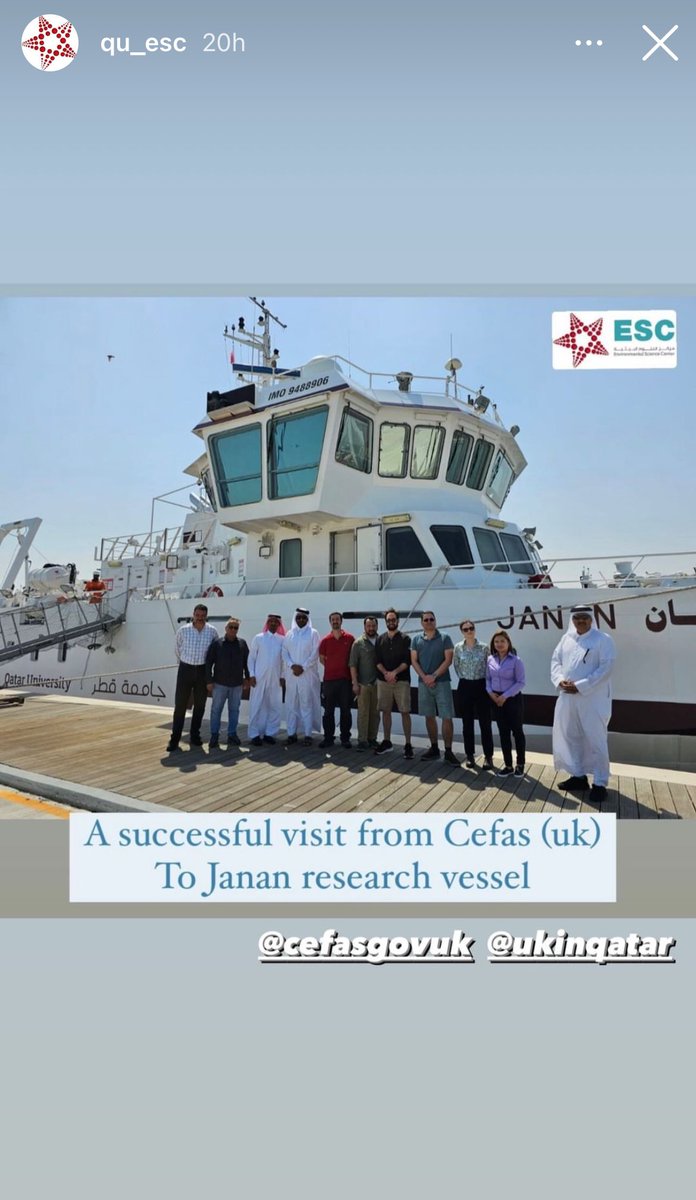 Rachel Mulholland (@rm_mulholland) on Twitter photo Thanks to <a href="/escqu/">ESC-Qatar University</a> colleagues for a great tour of the Research Vessel Janan yesterday ⛴️👩🔬an enlightening morning learning all about the ship’s many cutting edge research capabilities Thanks to <a href="/escqu/">ESC-Qatar University</a> colleagues for a great tour of the Research Vessel Janan yesterday ⛴️👩🔬an enlightening morning learning all about the ship’s many cutting edge research capabilities