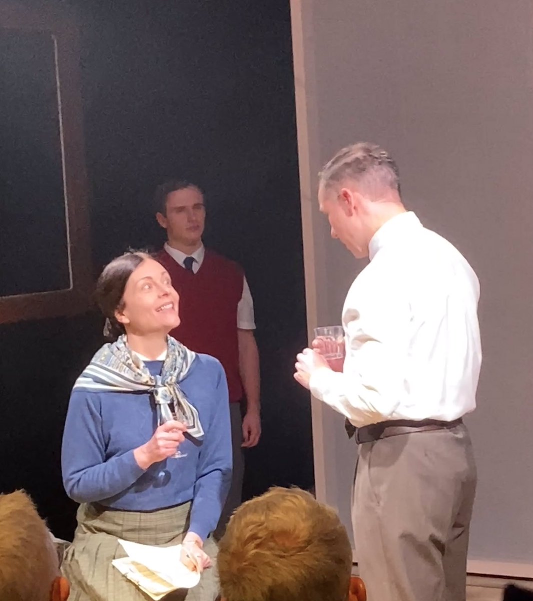 PaulJ1963's tweet image. Turning the screw. Our fantastic cast give their final performance at 3pm today. Friends who saw the play wondered why there aren’t queues for returns! #TTS @tushaw @TheLiamWatson @siwillmont @JoWickham @thejclarkson @KingsHeadThtr @k2prodlt #benjaminbritten #peterpears #Hemmings