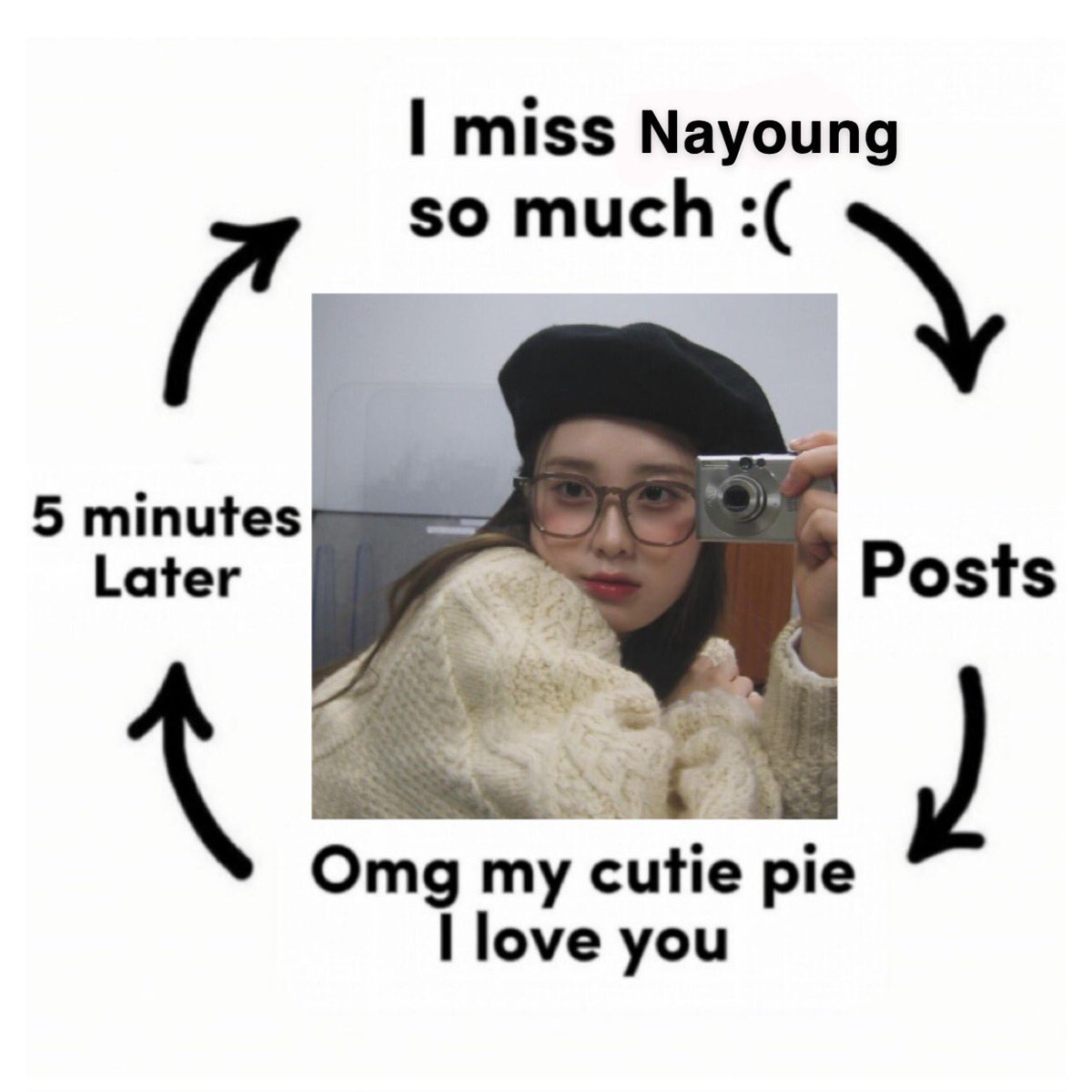 allofKNY's tweet photo. I miss Nayoung so much :( https://t.co/qczNVKZwo2