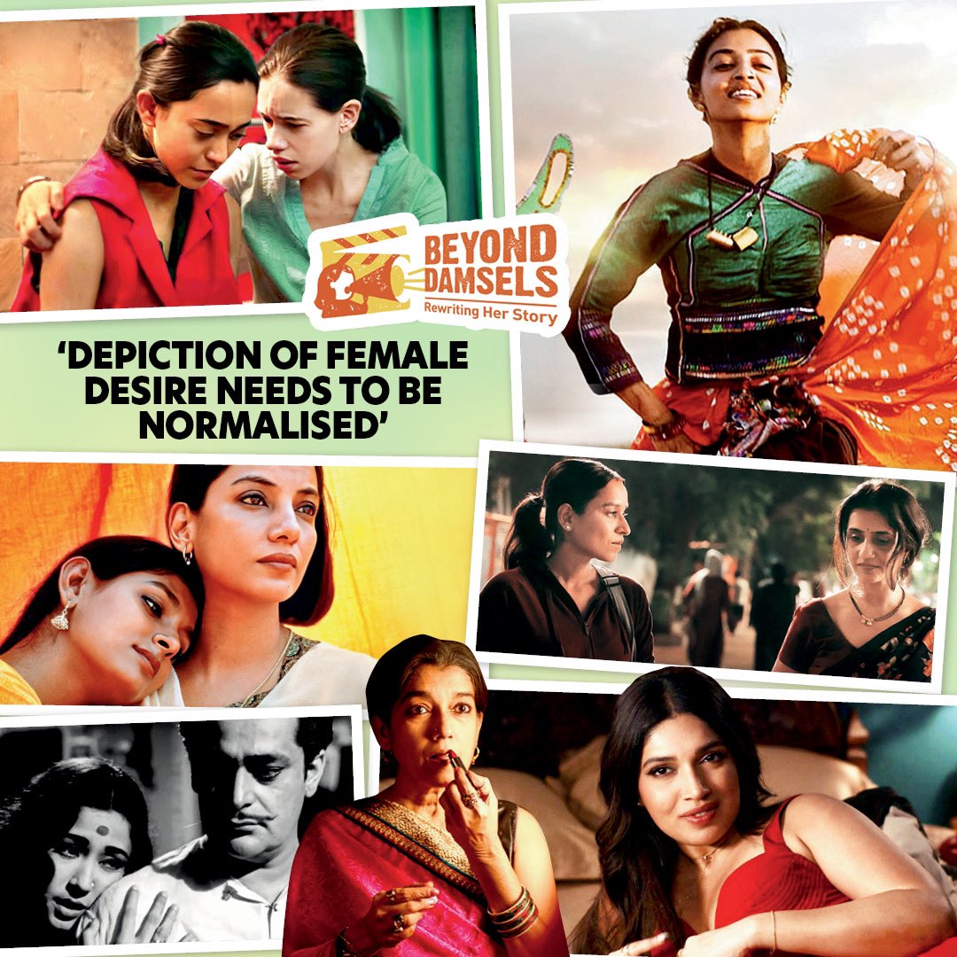 While women characters in #cinema have progressed and are no more the proverbial damsel in distress, the depiction of female desire still needs to be normalised Read: shorturl.at/bfBVW #BeyondDamsels #RewritingHerStory