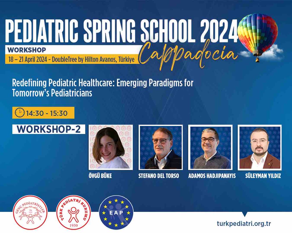 Young pediatricians!Delve into innovative educational strategies tailored to navigate the evolving landscape of healthcare. This meeting is crafted for your professional growth, offering opportunities for mentorship, and deep insights into global health crises.Join us! #eap #tpk