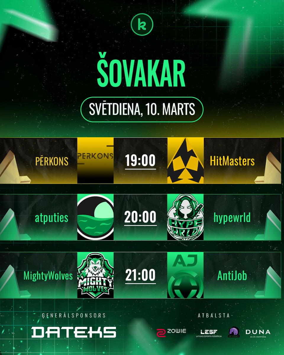 Latvijas e-sporta līga - “kleverr” tweet media