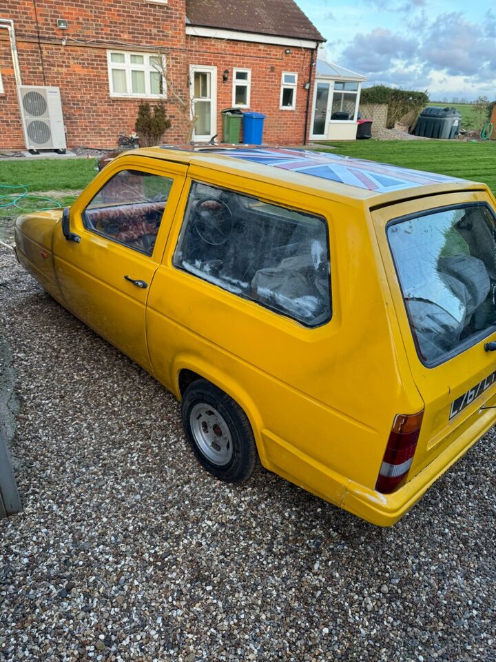 BarnFindsUK's tweet photo. Ad:  Reliant Robin - "sat in my garage for 3 years dry stored"
On eBay here -->> https://t.co/Wm1zWmWvUX

 #ReliantRobin #GarageFinds #CarRestoration #ClassicCarForSale https://t.co/RktFpmcQna