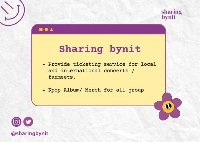 sharingbynit's tweet image. Hi! 안녕하세요 你好~ Our lovely customer 🩷

Thank you for coming to our store, in order to make you fallin love with our store and trust us with your love.   

Here we show you our proof.  
 •—⁽⁽ଘsharingbynit.carrd.coଓ⁾⁾ —•