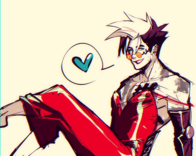 i did not warm up today at all rip. #trigun 