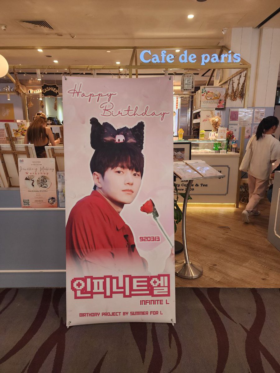 𝐌𝐎𝐌𝐄𝐍𝐓𝐒 𝐖𝐈𝐓𝐇 𝐘𝐎𝐔

Singapore 
🗓 10th to 13th Mar
🕛 12 to 9pm (till 8pm on 13th Mar)
📍Café de Paris

Big thanks to @dnyw_ and @solaceifnt for helping with the decorations ❤️ please use the hashtags!

#MOMENTS_WITH_YOU 
#명수와함께한순간
#HAPPYMYUNGSOODAY2024