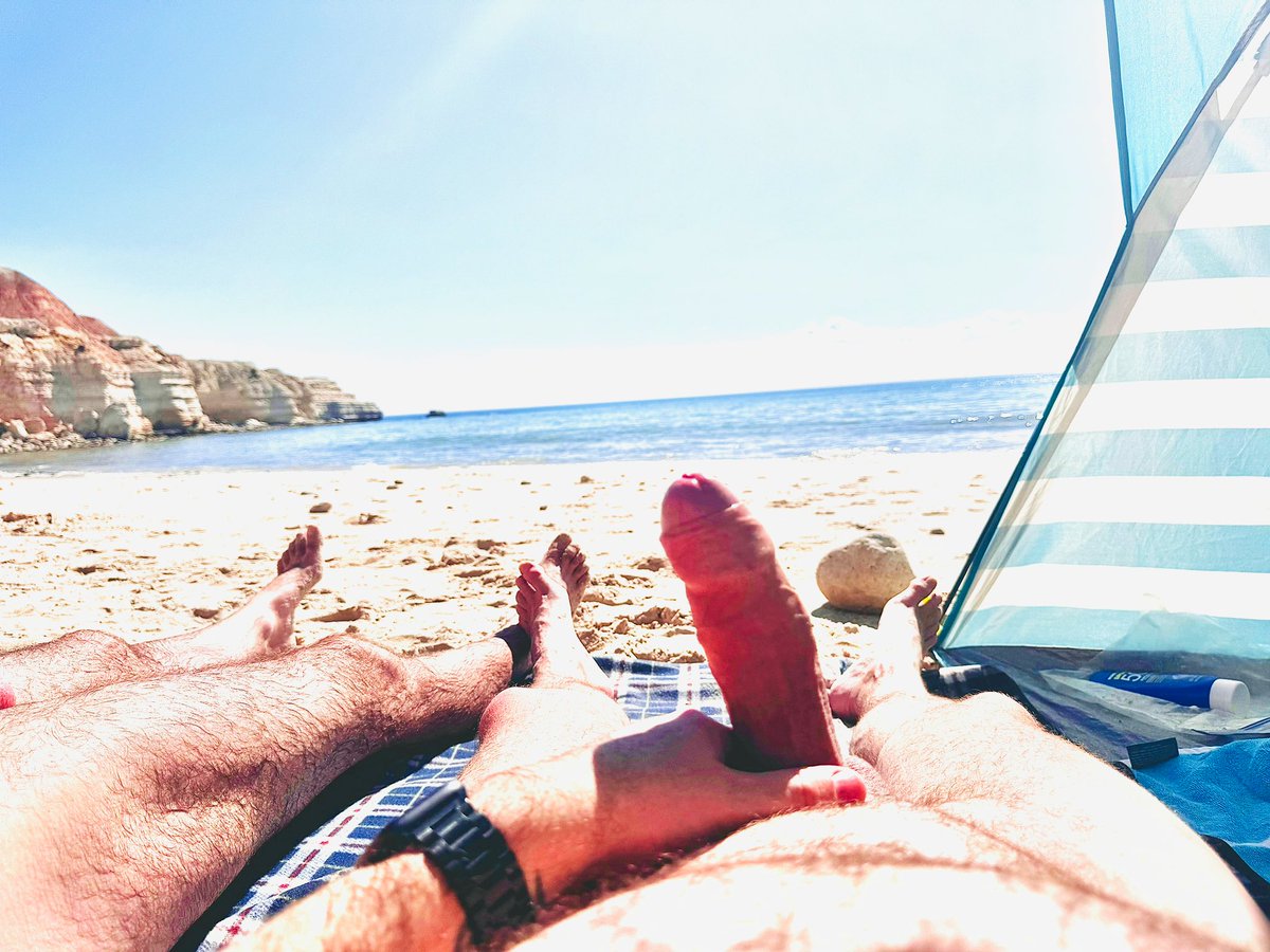Just2guys4's tweet photo. Beach day 🏖️ 🍆 https://t.co/SJM8s8l5F4