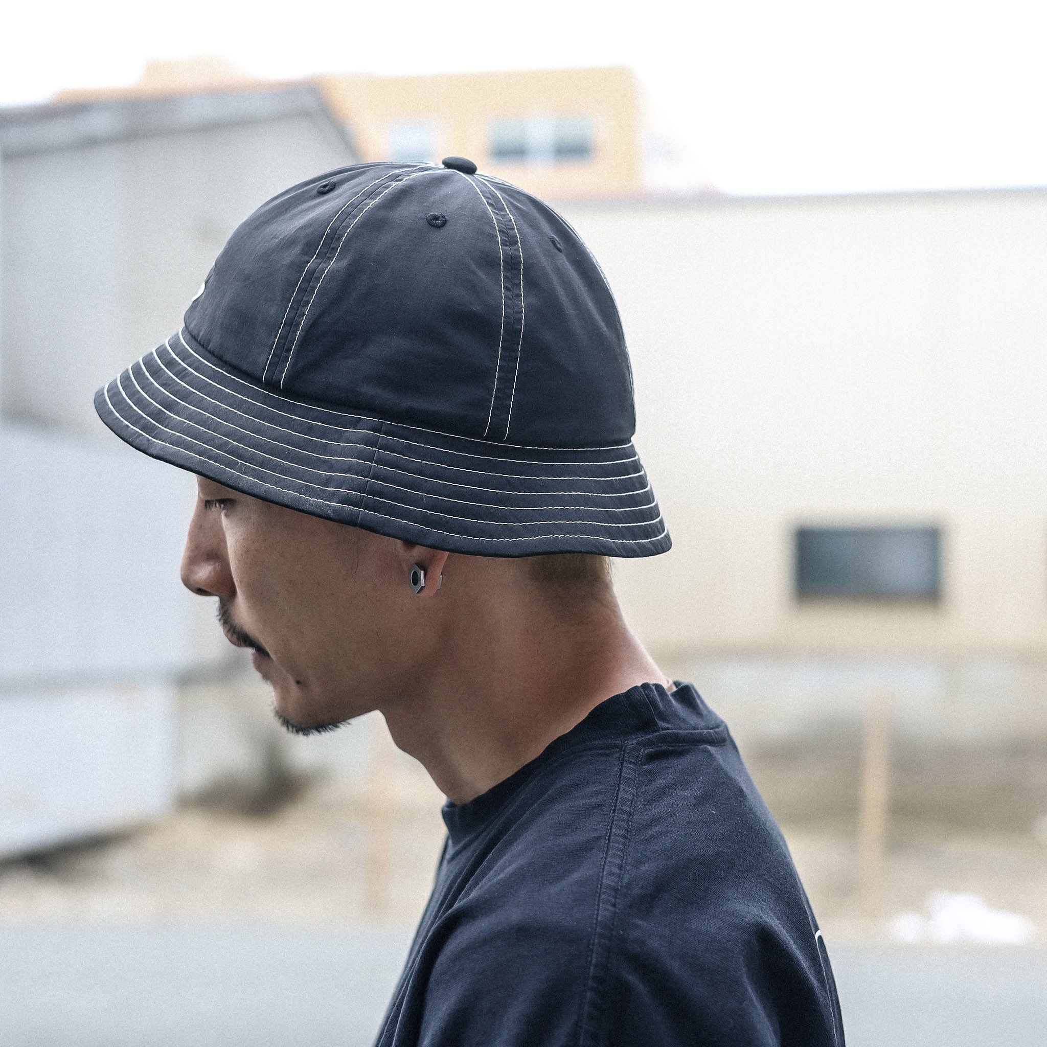 ovy ナイロン ハット ブラック Nylon Bucket Hat