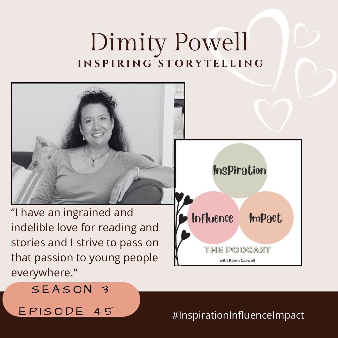 Ep 45 guest @DimityPowell shares her love of stories, the impact books have had on her life, and her passion for inspiring and igniting interest in reading and storytelling in children. 

🎧👉🏼 linktr.ee/KarenCaswell

#authenticityinedu #tlapdownunder #inspirationinfluenceimpact