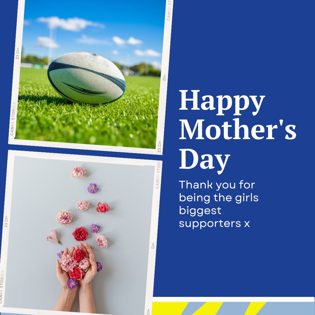 Happy Mother’s Day to all our rugby mums 🤍💙💛
