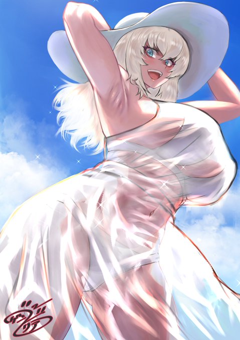 逸見エリカ生誕祭絵がようやく出来たゾイエリカさんは黒森峰だけど白が良く似合うと思うんだ 