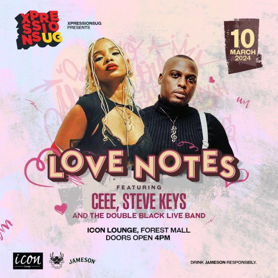 This evening, we’ll join @stevenkkeys & @i_amceee for a special performance at #XpressionsUgLiveSessions 

Come through & have a good time as you wind up your long weekend with love & melodies’ 🎶❤️

📍 Icon Lounge, Lugogo.

@XpressionsUG