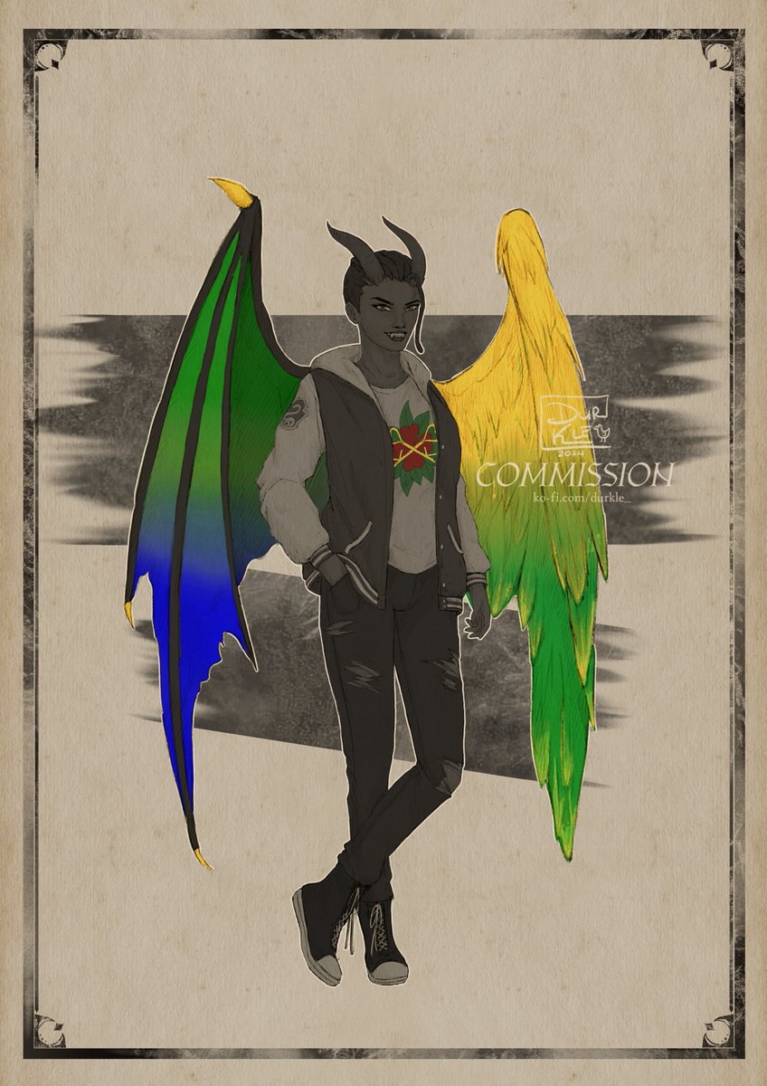 Full-body sketch comm for @/keykeykeeks! ❤️
Thankyou so much for the support! 🥰

#sketchcommission #commissions  #CommissionedArt  #commissionsopen #Dragon