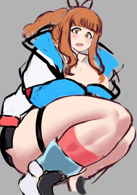 #このタグを見た人はラフ画とその完成絵を見せる
珍しくラフが残ってた 