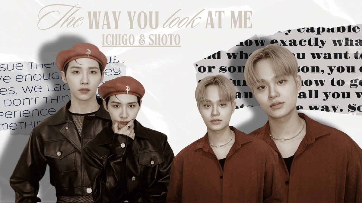 WeAreIRIX's tweet photo. ㅤ
ㅤ
             ㅤ𝐈𝐂𝐇𝐈𝐆𝐎 &amp; 𝐒𝐇𝐎𝐓𝐎

        ‹  The Way You Look At Me  ›
ㅤㅤ  ㅤ   ━━━━━━━━━━━━
 
             ㅤ #WengiForKalula

ㅤ https://t.co/Mjcv2X6N8w