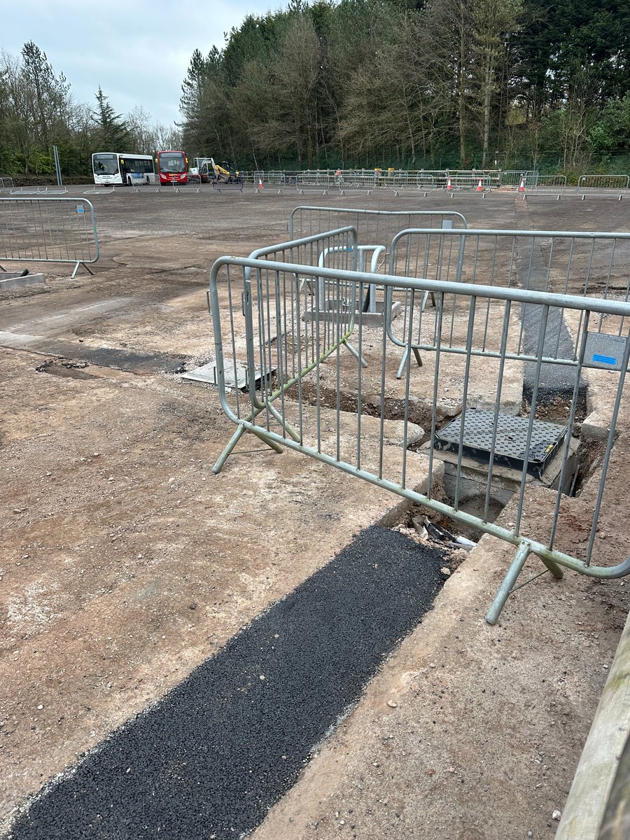 ⚡️ It also looks like the infrastructure for EV Chargers is being installed alongside these works, following the announcement of the partnership between Merlin and @RawCharging last year.