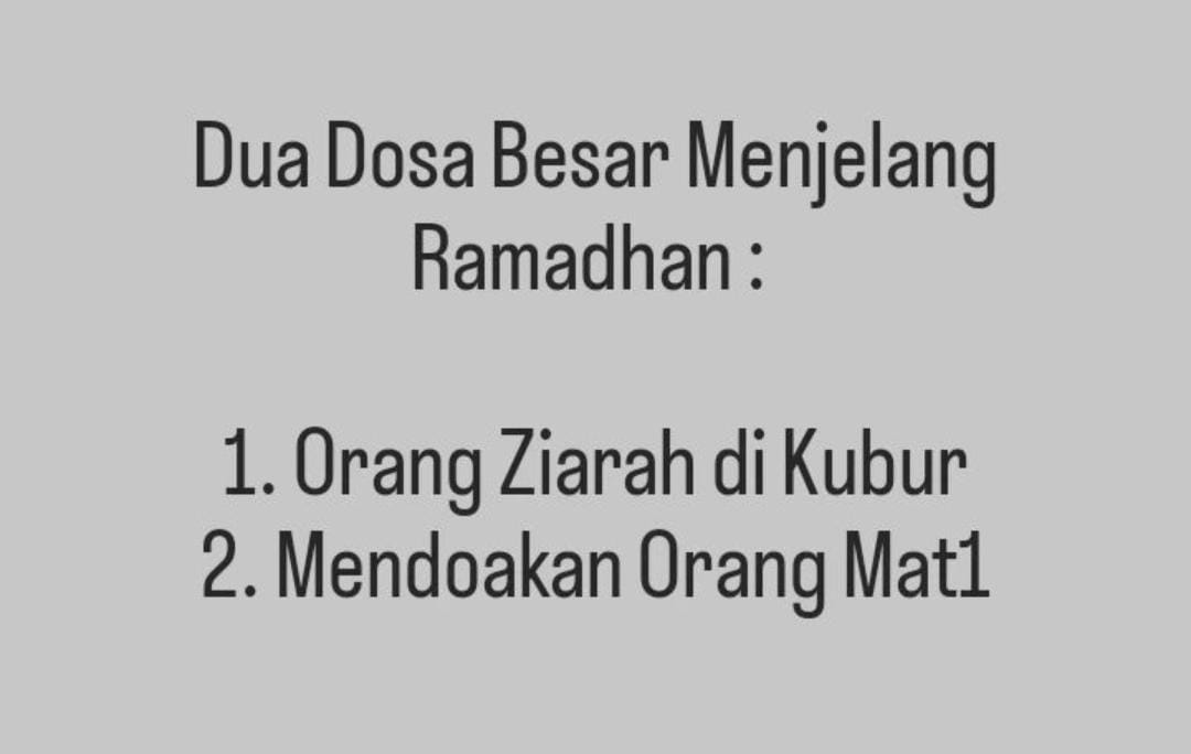 Hanya mengingatkan kawan2 Muslimin dan Muslimah 🙏