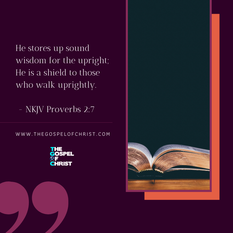 TGOCworldwide's tweet photo. He stores up sound wisdom for the upright;
He is a shield to those who walk uprightly..
Proverbs 2:7
#soundwisdom #DailyBibleVerse #TGOC #TheGospelOfChrist #Bible https://t.co/cdQnqeoZPS