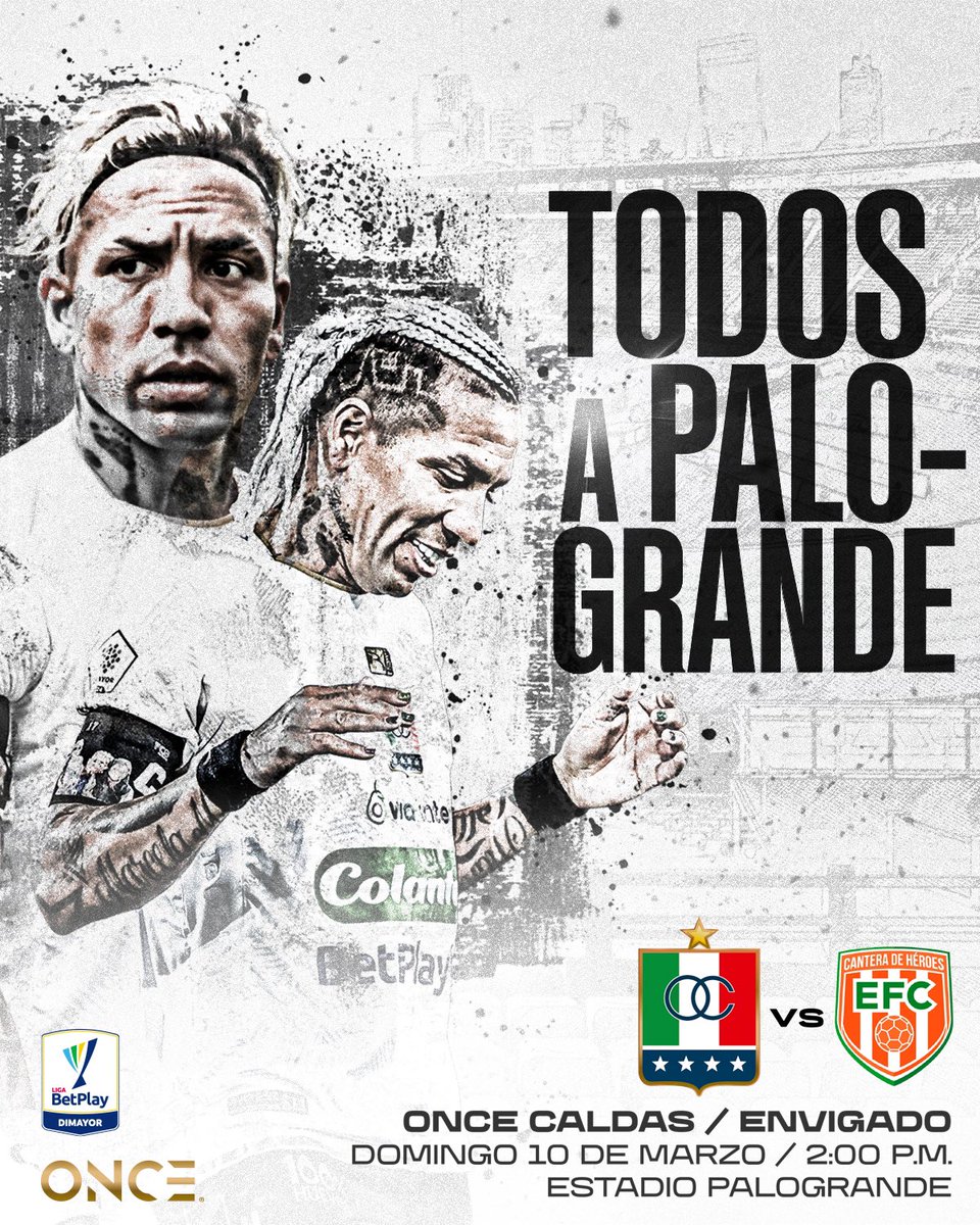 oncecaldas's tweet photo. ¡Es hooooy! 🇮🇹 Juega nuestro equipo del ALMA 🤍

#TodosAPalogrande #FielesConElAlma #GloriosamenteFieles 🌟 https://t.co/OqRBHhPvx7