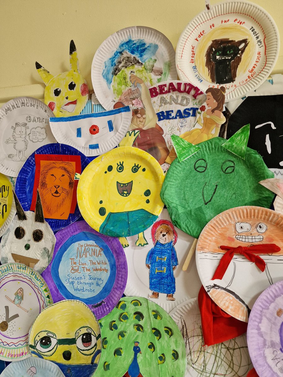 For #worldbookday this year, children across the school were given a paper plate to transform into a character from a book. Here are just some of the amazing creations that were made. Well done everyone!