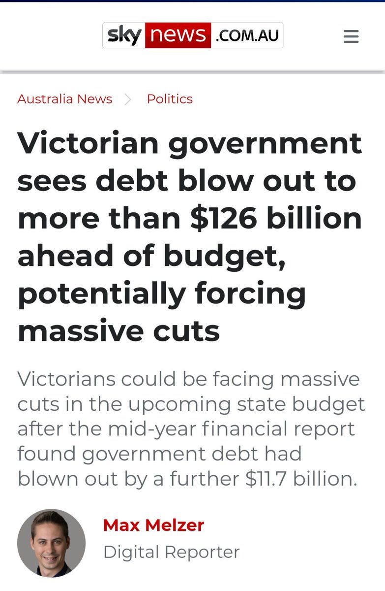 What will be cut, and what new taxes will be introduced......
Talk about a debacle
No wonder Pallas is heading for the exit....
@timpallas @VictorianLabor 
@JacintaAllanMP
#DebtDebacle
#GetOutNow