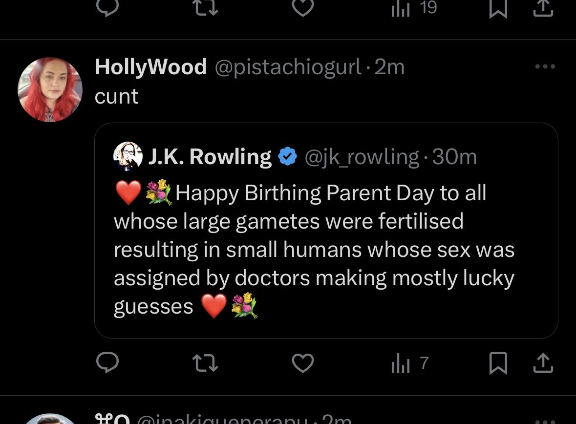 jk_rowling's tweet image. I’d return the compliment, but as the old joke goes, you are neither deep nor warm enough.